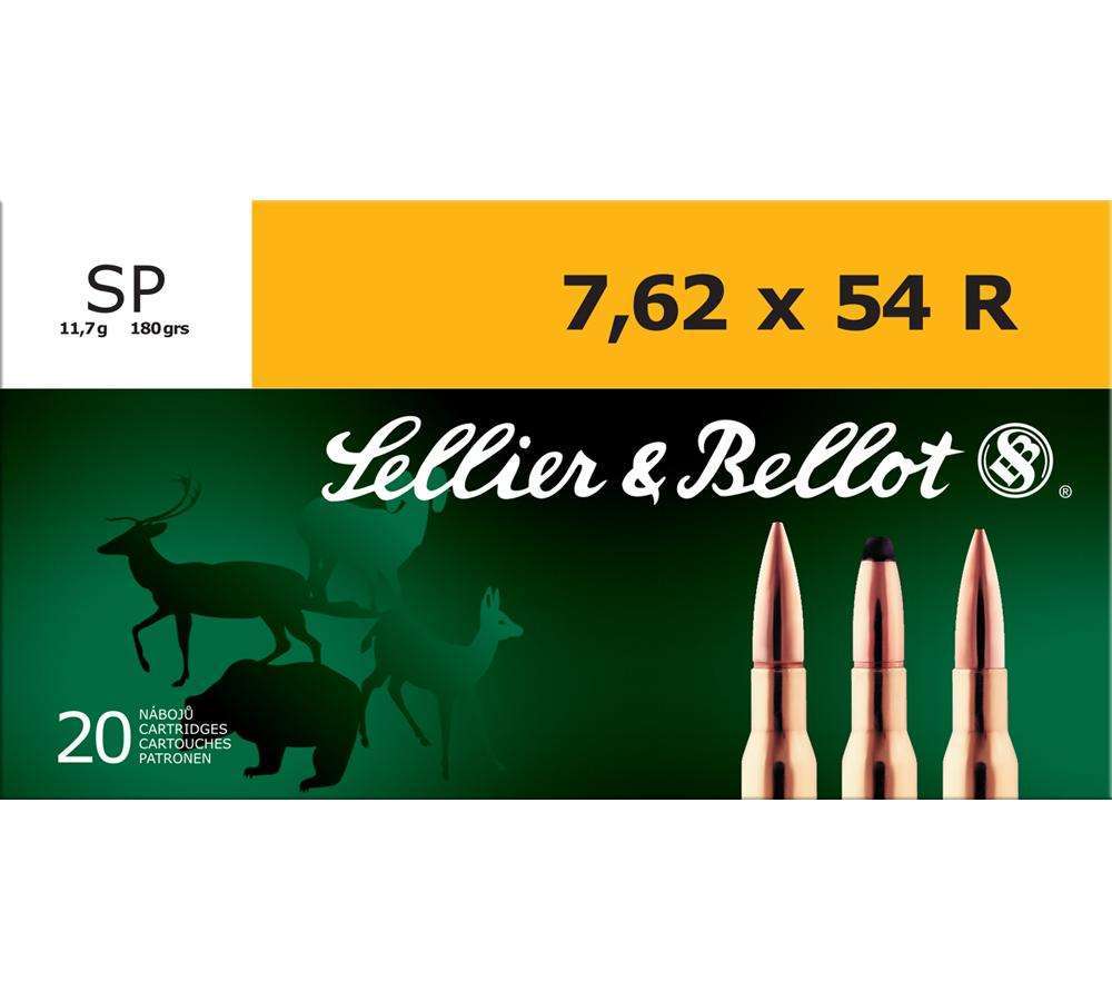 Ammunition Sellier&Bellot Rifle 7.62x54r S&B 762X54R 180GR SP 20/400 • Model: Rifle